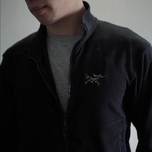 Arc’teryx Mens Small Black Fleece Jacket